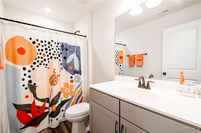 12325 Petrel Xing Unit 7, Midlothian, VA 23112 - full bathroom featuring vanity, wood finished floors, and a shower with curtain