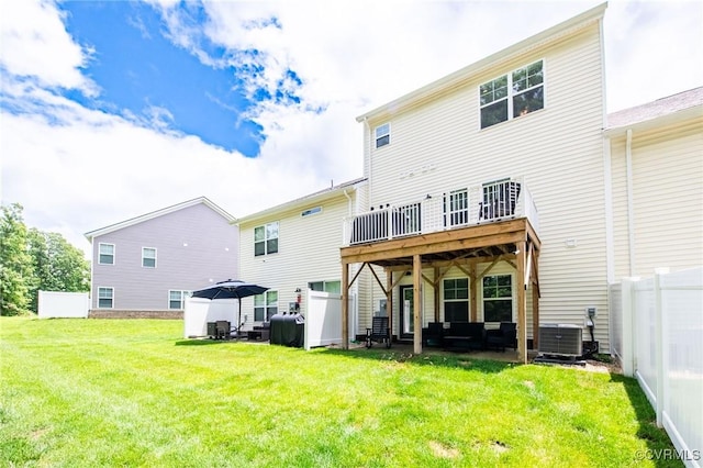12325 Petrel Xing Unit 7, Midlothian, VA 23112 - rear view of property featuring a deck
