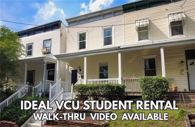 1248 Parkwood Ave, Richmond, VA 23220 - view of front of home with a porch