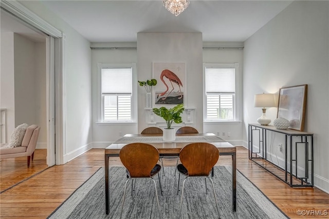 1111 N 23rd St, Richmond, VA 23223 - dining space featuring wood finished floors
