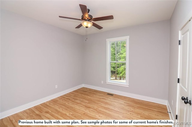 TBD Amelia Springs Road, Amelia, VA 23083 - empty room featuring wood finished floors and a ceiling fan