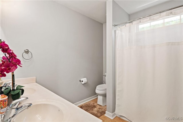 2024 Rose Family Dr, Midlothian, VA 23112 - full bath with double vanity and a shower with curtain