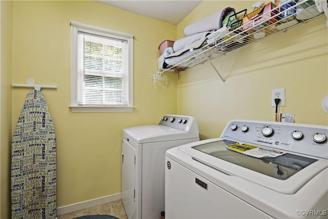 2024 Rose Family Dr, Midlothian, VA 23112 - washroom with washer and clothes dryer and baseboards