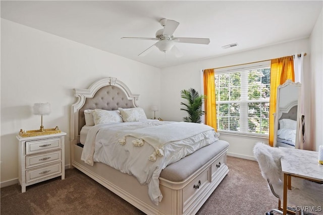 2024 Rose Family Dr, Midlothian, VA 23112 - bedroom with carpet and ceiling fan