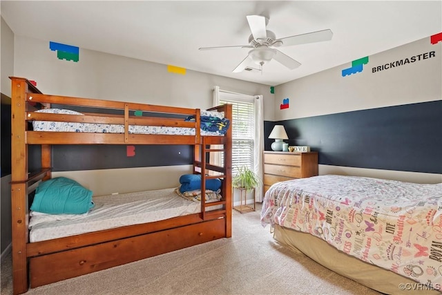 2024 Rose Family Dr, Midlothian, VA 23112 - bedroom featuring carpet and a ceiling fan