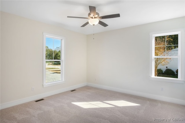 TBD Snows Cove Ln, Lottsburg, VA 22511 - empty room with carpet floors and a ceiling fan