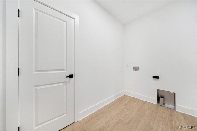 425 Palomino Dr, Louisa, VA 23093 - washroom with light wood-style flooring and washer hookup