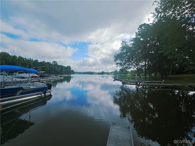 425 Palomino Dr, Louisa, VA 23093 - water view with a dock