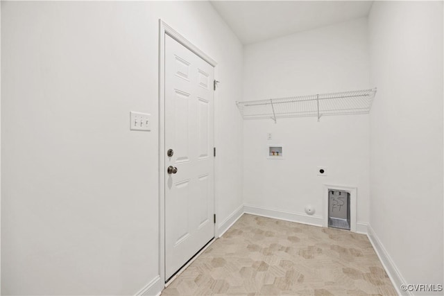 7204 Leire Ln, Moseley, VA 23832 - laundry room with electric dryer hookup, washer hookup, and gas dryer hookup