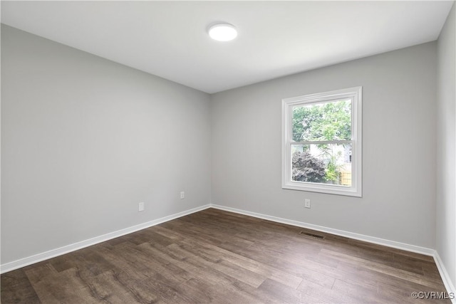 2914 Griffin Ave, Richmond, VA 23222 - empty room with dark wood-style flooring and baseboards