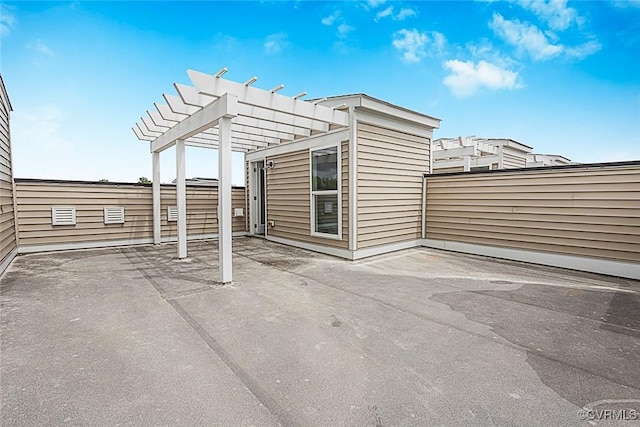 2642 Lassen Walk Unit B, Henrico, VA 23294 - view of patio with a pergola