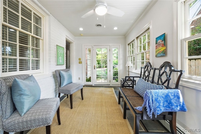 113 Tuckahoe Blvd, Richmond, VA 23226 - sunroom with french doors