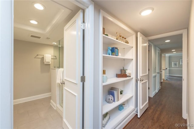 2956 Hathaway Rd Unit U606, Richmond, VA 23225 - corridor featuring baseboards and recessed lighting
