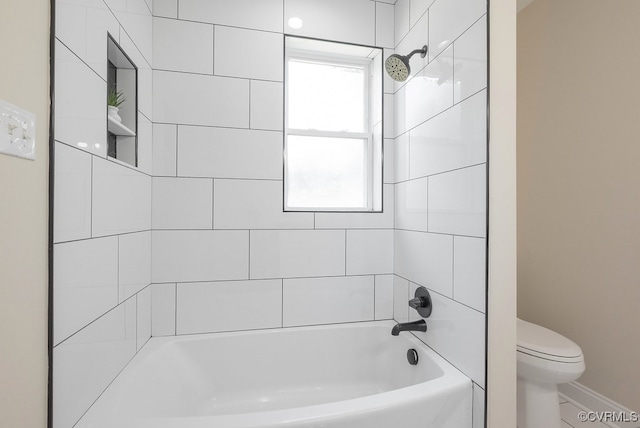 4806 Cutshaw Ave, Richmond, VA 23230 - full bath with toilet and shower / tub combination