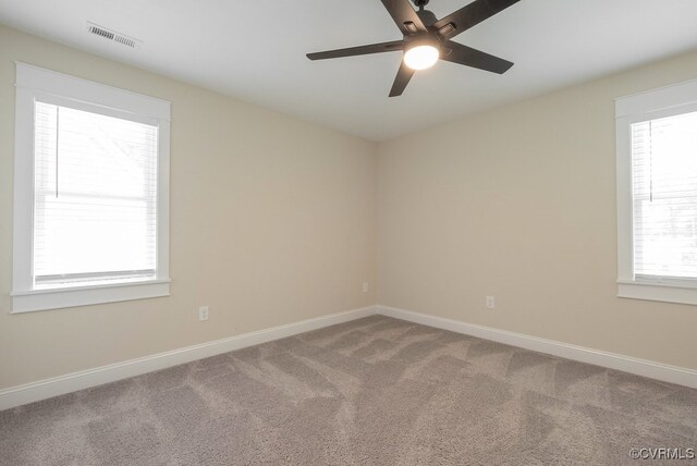4806 Cutshaw Ave, Richmond, VA 23230 - unfurnished room with light carpet and ceiling fan