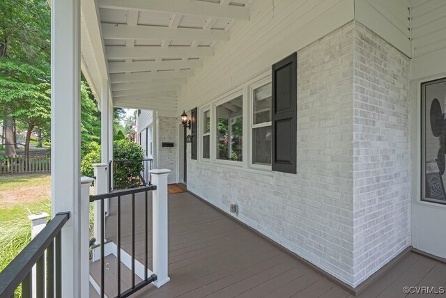 4806 Cutshaw Ave, Richmond, VA 23230 - view of wooden porch