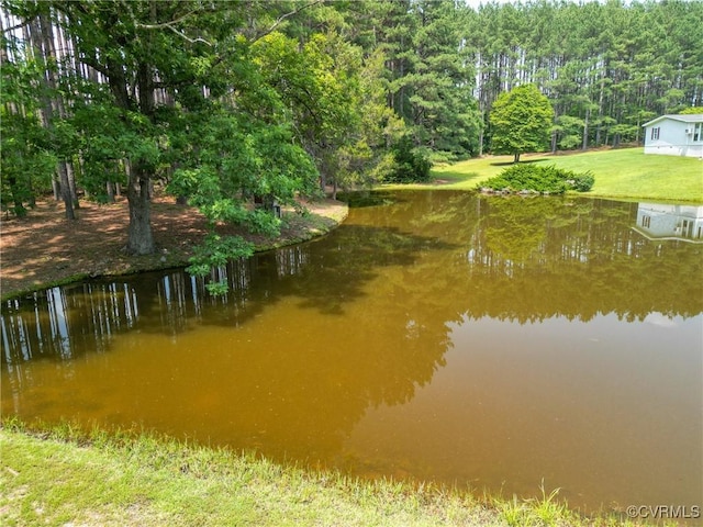 967 Ampthill Rd, Cartersville, VA 23027 - water view featuring a forest