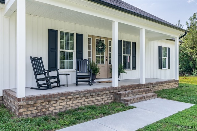 1380 Locust Hill Rd, Aylett, VA 23009 - property entrance featuring covered porch
