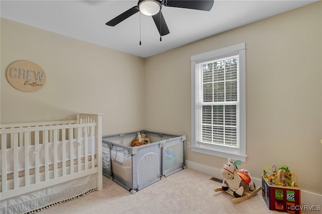 1380 Locust Hill Rd, Aylett, VA 23009 - bedroom with carpet floors and ceiling fan