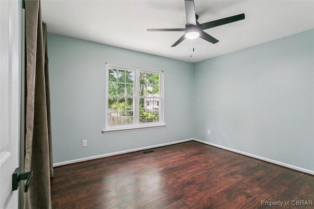 5 Hadley Pl, Newport News, VA 23608 - spare room with hardwood / wood-style floors and ceiling fan