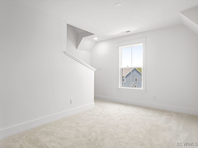13513 Pinstone Ct, Midlothian, VA 23112 - additional living space featuring carpet flooring, lofted ceiling, and recessed lighting