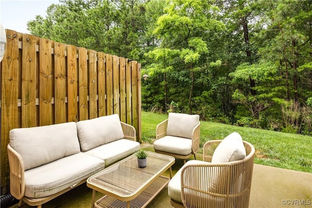 1931 Kennington Park Rd, King William, VA 23009 - view of patio with outdoor lounge area