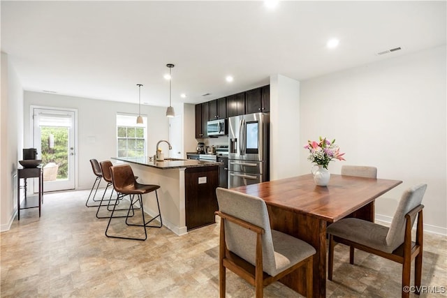 1931 Kennington Park Rd, King William, VA 23009 - dining area with recessed lighting