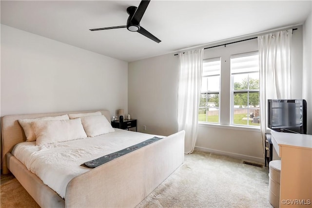 1931 Kennington Park Rd, King William, VA 23009 - bedroom with light carpet and a ceiling fan
