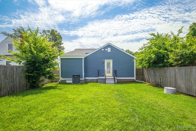 1508 N 29th St, Richmond, VA 23223 - rear view of property featuring a fenced backyard