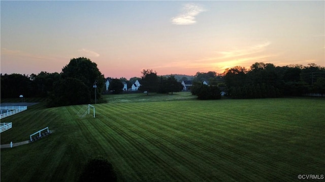 12829 Huntmaster Ln, Henrico, VA 23233 - view of yard at dusk