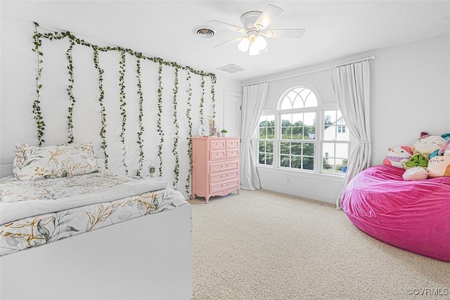 12829 Huntmaster Ln, Henrico, VA 23233 - bedroom with carpet floors and a ceiling fan