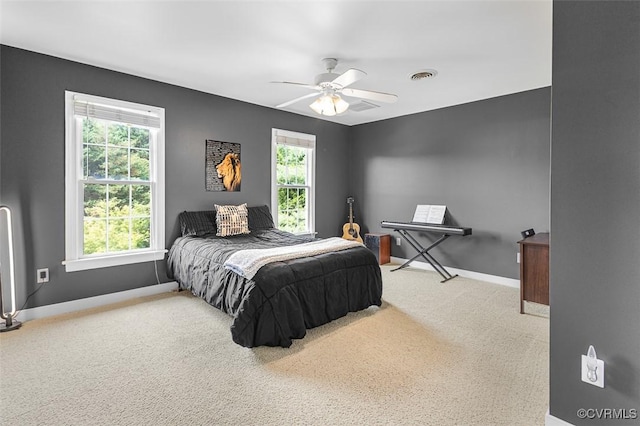 12829 Huntmaster Ln, Henrico, VA 23233 - bedroom featuring carpet and a ceiling fan