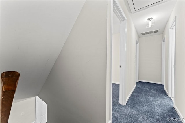 3401 Quail Hill Dr, Chesterfield, VA 23112 - hallway featuring dark carpet and baseboards