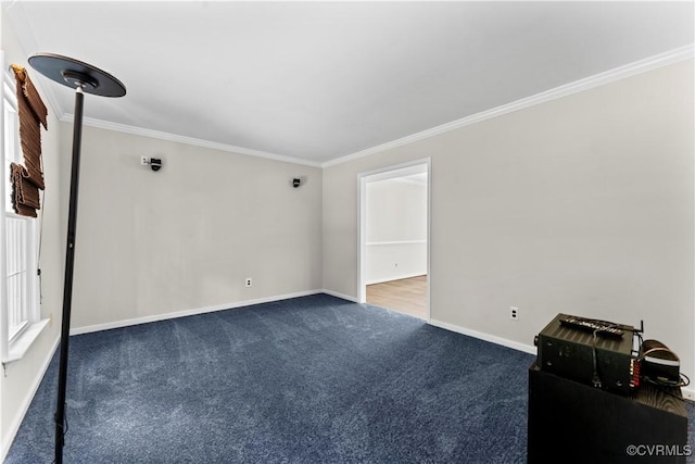 3401 Quail Hill Dr, Chesterfield, VA 23112 - carpeted empty room with crown molding
