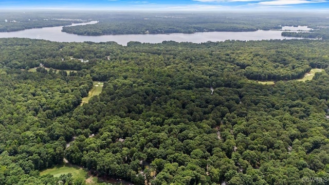 3401 Quail Hill Dr, Chesterfield, VA 23112 - drone / aerial view of a forest and a nearby body of water