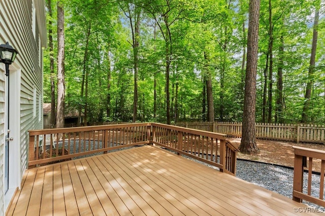 3401 Quail Hill Dr, Chesterfield, VA 23112 - wooden terrace featuring a fenced backyard