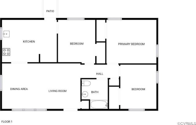 943 Barlen Dr, Richmond, VA 23225 - view of property floor plan