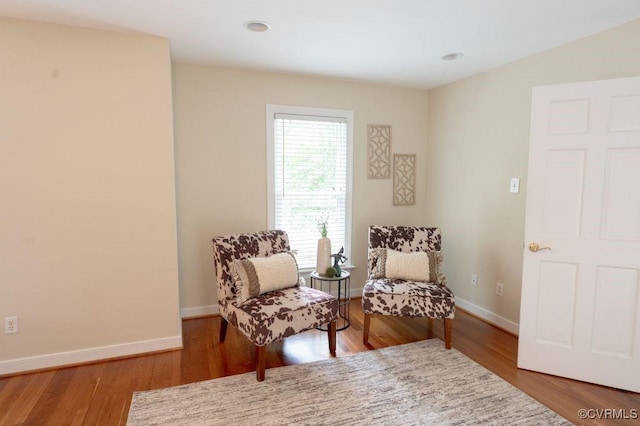 9307 Oak Trl, Ashland, VA 23005 - living area featuring wood finished floors and baseboards