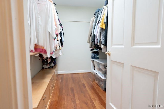9307 Oak Trl, Ashland, VA 23005 - spacious closet featuring wood finished floors