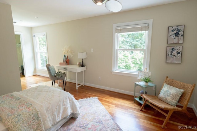 9307 Oak Trl, Ashland, VA 23005 - bedroom with light wood-style floors