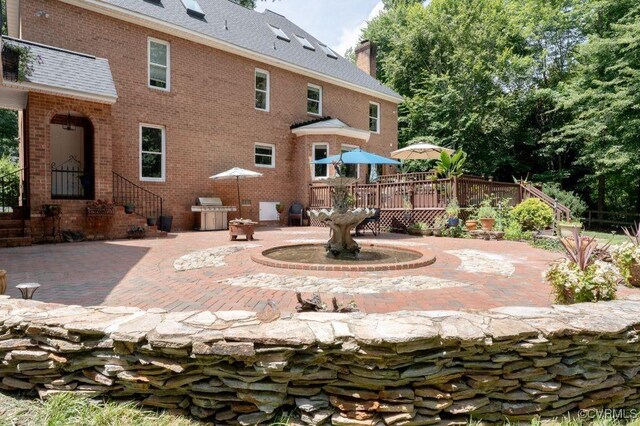 9307 Oak Trl, Ashland, VA 23005 - view of patio / terrace featuring a wooden deck