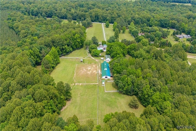 2644 Dorrell Rd, Aylett, VA 23009 - overview of rural landscape with a forest
