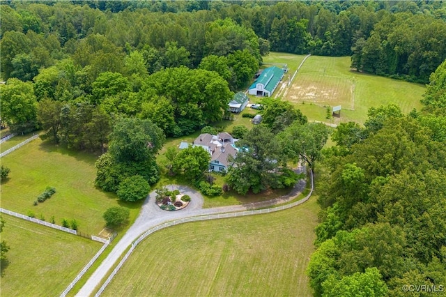 2644 Dorrell Rd, Aylett, VA 23009 - aerial overview of property's location featuring rural landscape