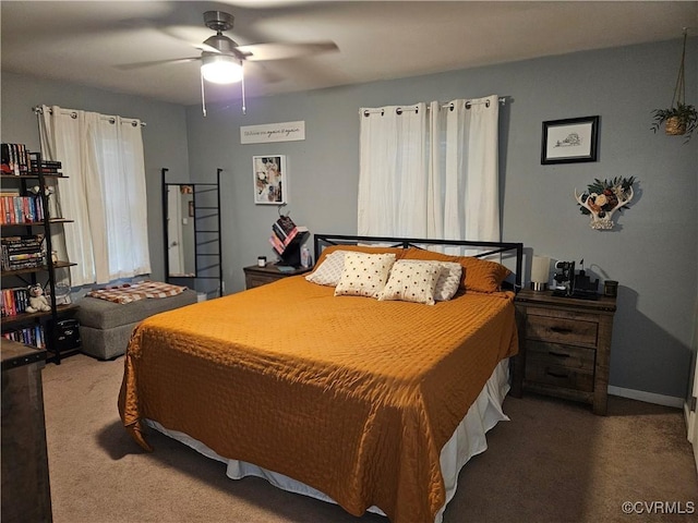 7106 Full Rack Dr, Midlothian, VA 23112 - bedroom with carpet flooring and ceiling fan