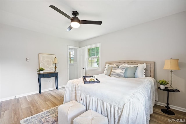 14410 Ranger Rd, Chesterfield, VA 23838 - bedroom with wood finished floors and ceiling fan