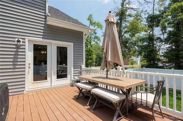 100 Heron Run Dr, Colonial Heights, VA 23834 - deck featuring outdoor dining area
