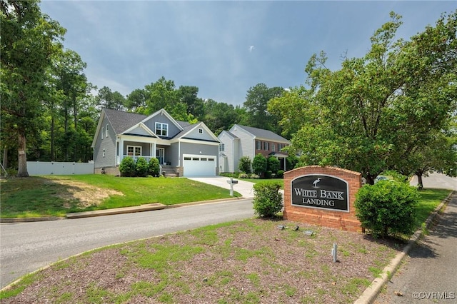 100 Heron Run Dr, Colonial Heights, VA 23834 - community sign featuring driveway and a garage