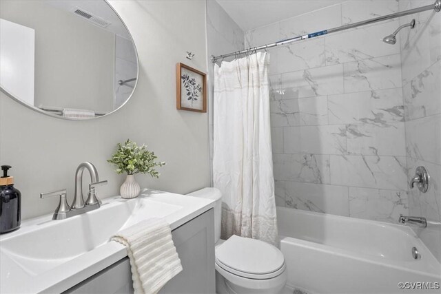 5908 Meadwood Cir, Chesterfield, VA 23234 - full bathroom with vanity and shower / tub combo with curtain