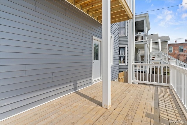 2013 N Ave, Richmond, VA 23222 - wooden deck with stairs