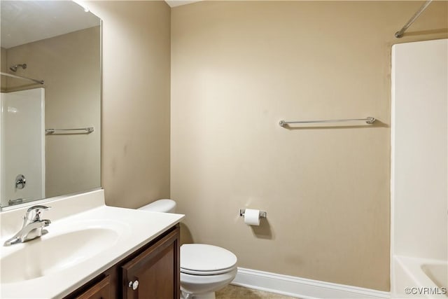 706 Colony Oak Ln, Midlothian, VA 23114 - bathroom with toilet and vanity